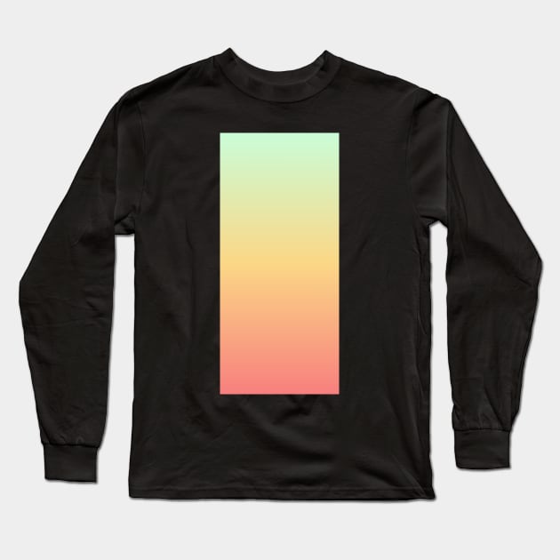 Tropical Gradient Long Sleeve T-Shirt by mooonthemoon